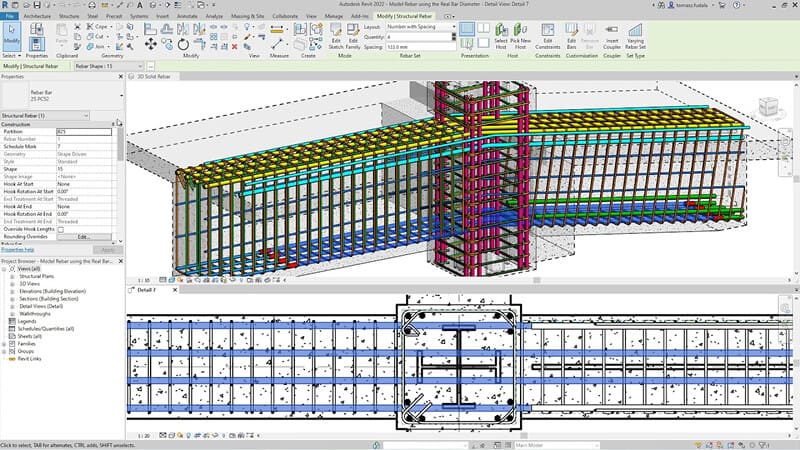 Revit được dùng để thiết kế kiến trúc, kết cấu, hệ thống cơ điện nước