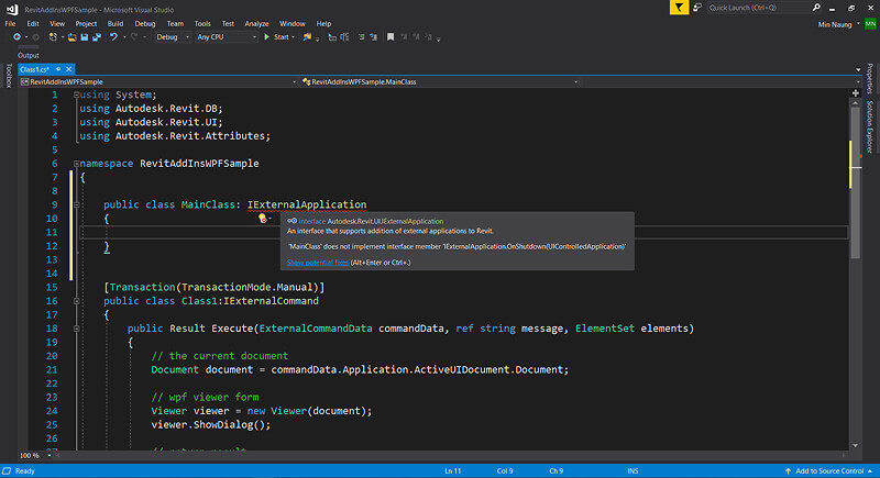 Thiết lập lệnh như IExternalApplication để rút ngắn thời gian mở và đóng phần mềm