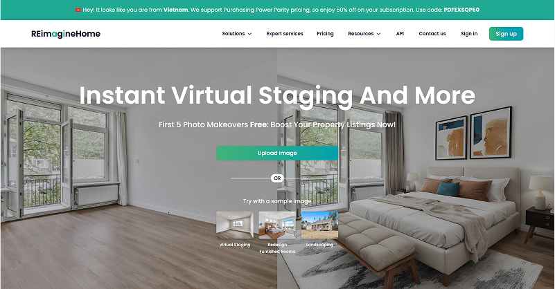 REimagineHome - Công cụ thiết kế kiến trúc, nội thất bằng AI đơn giản