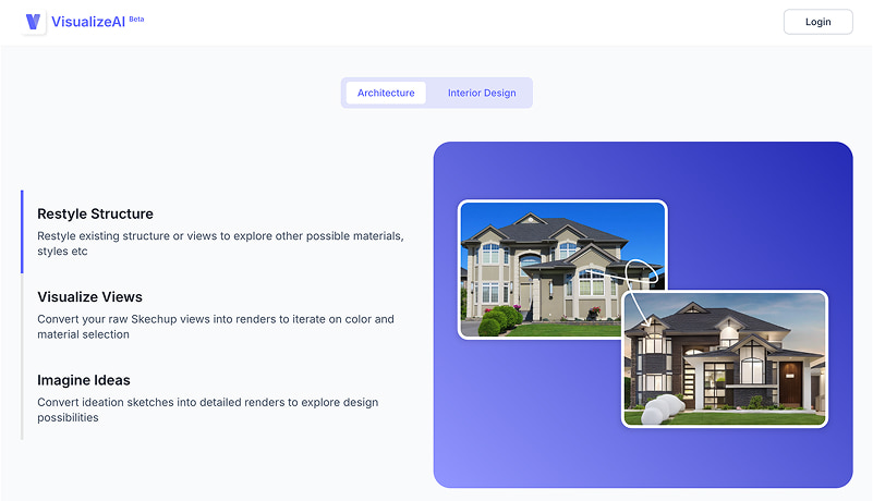 Công cụ hỗ trợ cho cả thiết kế nội thất lẫn kiến trúc