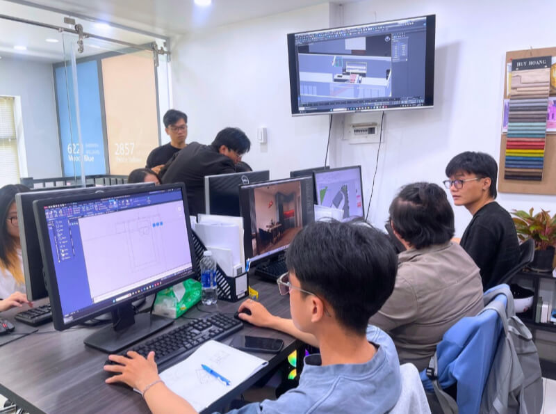 Học viên tham gia khóa học Dynamo Revit tại Frank Design Academy