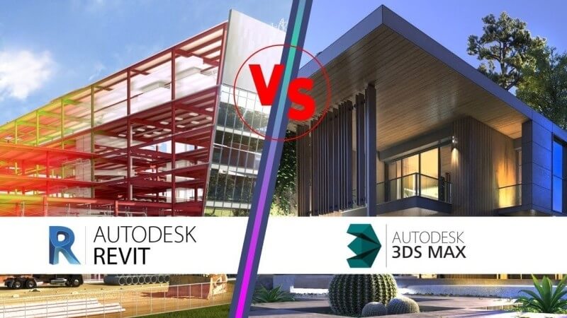 Nên học 3DMax hay Revit? Ứng dụng nào thiết kế 3D tốt hơn?